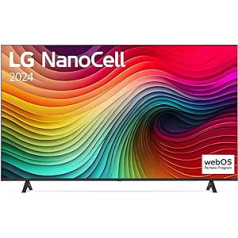 LG 65NANO81T6A televizorius 65 colių (165 cm) NanoCell Fernseher (α5 Gen7 4K AI-Prozessor, HDR10, bis zu 60Hz) [Modelljahr 2024]