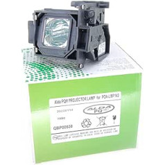 „Alda PQ-Premium“, „Beamerlampe“ / „Ersatzlampe“ suderinama su 610-351-3744, LMP143, skirta SANYO PDG-DWL2500, PDG-DXL2000, PDG-DXL2000E, Geografinė lemputė, Geografinė lemputė häuse