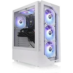Thermaltake View 200 TG ARGB Snow | ATX vidutinio bokšto važiuoklė