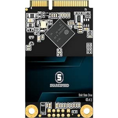 SHARKSPEED mSATA SSD 1 TB Mini SATA 3 (6 Gb/s) TLC 3D NAND SSD kietojo disko vidinis kietojo disko, skirtas nešiojamiesiems kompiuteriams, staliniam kompiuteriui (1 TB, mSATA)