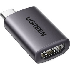 USB-C į HDMI 4K vaizdo adapteris, pilkas