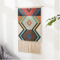 BMIDRUT Austas makrame sienos kabo gobelenas Boho fonas bendrabučio durų dekoro 50x85cm (C7)