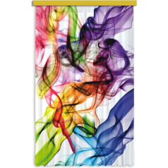 AG Design FCS L 7514 Užuolaidos, Nuotrauka, Nuotraukų spausdinimas Dūmų spalvos užuolaidos 140 x 245 CM 1 dalis
