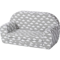 Knorrtoys.com Knorrtoys 68459 Vaikiška sofa Grey White Clouds