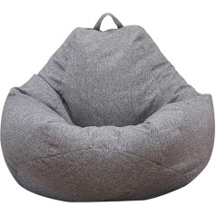 N/T Ghopy Bean Bag dangtelis suaugusiems ir vaikams, Bean Bag gyvenamasis kambarys, milžiniškas Bean Bag be užpildymo audinys didelis sofa, didelis kėdė, gyvenamasis kambarys, vidaus ir lauko