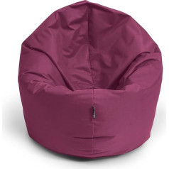 Bubibag 2-in-1 Beanbag kėdė su užpildu, dydis L - XXL - gali būti naudojama kaip lašo formos sėdynė arba grindų pagalvėlė - Kėdė / fotelis / Beanbag kėdė
