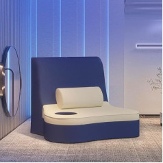 Bncktrd Žaidimų grindų sofa - žaidimų sofa su atlošu - maža sofa svetainei, poilsio kambariui, žaidimų kambariui - moderni poilsio kėdė, pritaikyta žaidimų entuziastams