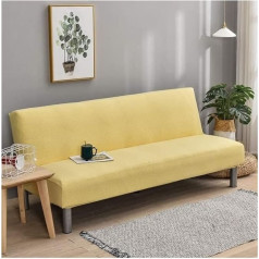 Elysysrl Sofos dangtis 3 sėdimų vietų be porankių Sofos metimai Sofos dangtis Elastingas be porankių sofos lovos dangtis Pilka / balta / smėlio / rožinė Universalus vandeniui atsparus gyvenamasis kambarys Neslystantis