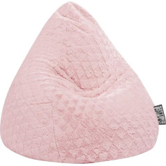 Sitting Point tik pagal MAGMA Pūkuotas širdelės XL pupų maišas apie 220 litrų rožinis