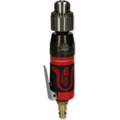 KS Tools SlimPower 515.5520 Mini suslėgto oro strypinis gręžtuvas 3/8 colio I Suslėgto oro gręžtuvas su griebtuvu be rakto 0,6 - 6,0 mm spindulys I Idealiai tinka korpusams I 7000 aps/min.