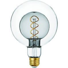 SD LUX Dimmable LED lemputė Vintage Globe Light Dekoratyvinė lemputė G125 E27 6 W 400 LM (60 W ekvivalentas) ES 2700 K šiltai balta 1 vnt. (Dūmas)