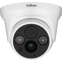 Sricam Italia Italia SriHome SH030 WiFi IP kamera Belaidis infraraudonųjų spindulių 3,0 megapikselių HD IR pjūvis ONVIF P2P palaikymas SD Audio pakuotė 1 vnt.