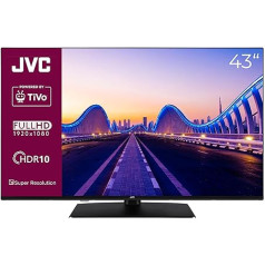 JVC 43 colių televizorius/TiVo Smart TV (Full HD, HDR, trigubas imtuvas, 6 mėn. HD+) LT-43VF5355