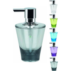 Spirella Seifenspender Max Flüssigseifen-Spender, 8,5 x 8,5 x 14,5 cm - 250ml - Grau