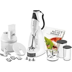 ESGE-Zauberstab M 200 Superbox, Stabmixer mit Zubehör, bis 17.000 U/Min, 90750, Weiß