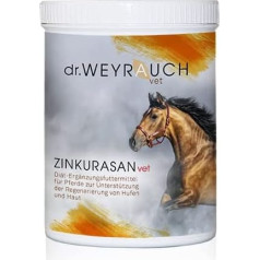 Dr. Weyrauch Zinkursan Vet | 500g | Papildomas pašaras arkliams | Gali padėti kompensuoti cinko trūkumą | Gali padėti atsinaujinti kanopoms