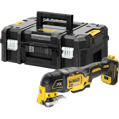 DEWALT 18 V akumuliatorinis svyruojantis daugiafunkcis įrankis DCS356NT (bazinė versija), be šepečių, su gylio ir šoniniu ribotuvu, LED lemputė, su 