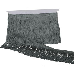 HedongHexi Chainette Fringe Trim 4 jardas x 4 colių audinys apdaila Tassel siuvimo DIY apdaila drabužių priedai lotynų vestuvių suknelė