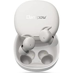 Damipow L29 In-Ear ausinės Bluetooth, Mini Sleep ausinės su mikrofonu ir garsumo valdymu, Klausos apsauga, Miego slopinimas, Triukšmas ir knarkimas, Galima naudoti atskirai, USB-C įkrovimas