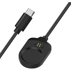 LOKEKE USB C įkrovimo laidas, skirtas Garmin MARQ 2, nešiojamas pakaitinis USB tipo C įkroviklis, skirtas Garmin MARQ 2 (atletas, nuotykių ieškotojas, kapitonas, golfo žaidėjas, aviatorius)
