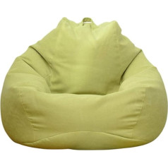 Zxtdd Klasikinis sofos dangtelis Bean Bag kėdė Neužpildytas sofos dangtelis Minkštas Lazy Puff Sofa Lazy Bean Bag namų ornamentai Green_70cm x 80cm