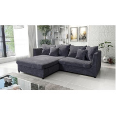 Kuechen-Preisbombe Pam 2 velvetinė sofa Kampinė sofa Gyvenamasis kraštovaizdis