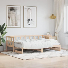 ZEYUAN Išskleidžiama sofa-lova 90x200 cm, pušies masyvas, sofa-lova, sofa-lova, sofa-lova, sofa-lova, jaunimo lova, lovos rėmas, sofa-lova - 836204