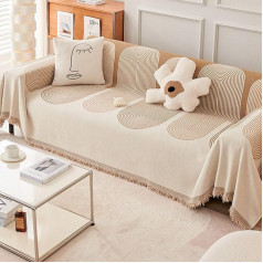 ZCXRYFL 1 2 3 4 vietų sofa mesti antklodė daugiafunkcinis Chenille antklodės sofos fotelis lova kėdė kėdė baldų dangteliai L formos kampas universalus sofos padengti Pet Rebel Sofa Protector (180 x 420 cm,