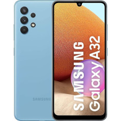 SAMSUNG Galaxy A32 išmanusis telefonas 128 GB, 4 GB RAM, dvi SIM kortelės, mėlynas