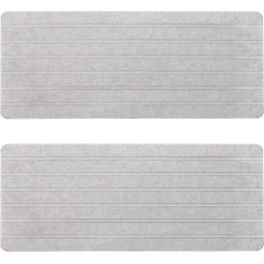 Vandens sugeriantys diatomito padėkliukai, 2 vnt., 31 cm x 14 cm, diatomito sugeriantys padėkliukai, diatomito gėrimų padėkliukai, muilo laikiklis vonios kambariui, kosmetikos buteliukams ir virtuvei
