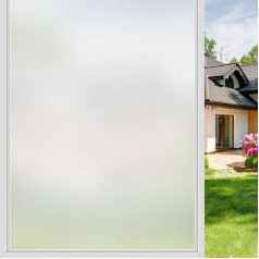Diboniur nepermatoma langų plėvelė, 90 x 200 cm, matinio stiklo plėvelė, savaime prilimpanti prie lango, matinė elektrostatinė privatumo plėvelė, langų, apsauganti nuo UV spindulių, daugkartinio naudojimo, tinkama biurams, vonios kambariams, mi