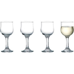 Ravenhead Tulpenförmige Weißweingläser, 20 cl, Glas, Mehrfarbig, 4 Stück (1 pakuotė)