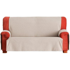 Eysa Constanza Nicht elastisch Sofa überwurf 2 sėdimos vietos, Baumwolle, 01-leinen, 37 x 5 x 29 cm