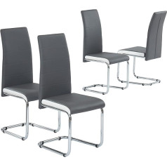 Baïta 4 MARA kėdė Polivinilchloridas Pilka/balta Ilgis 54 cm