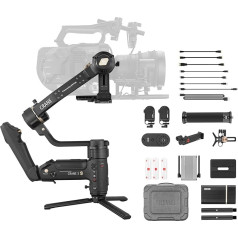 ZHIYUN Crane 3S Pro stabilizatorius Fotoaparato nešiojamasis 3 ašių stabilizatorius, skirtas DSLR fotoaparatams ir vaizdo kameroms (su 