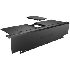 Būkite tylūs! PSU-Cover für das Dark Base Pro 900 be quiet! PSU-Cover für das Dark Base Pro 900, modulare Abdeckungen, PSU Schroud für PC-Gehäuse, Schwarz, BGA04