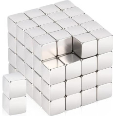 MIN CI Pakuotė 80 magnetų magnetinei lentai, 8 x 8 x 8 mm magnetai Stiprūs mini magnetai Stiprūs maži neodimio magnetai Ypač stiprūs šaldytuvo lentos magnetai Nuotraukos lentos magnetai