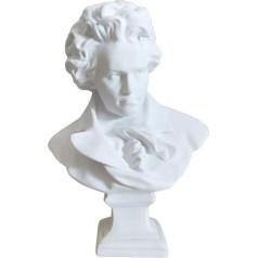 Beavorty Beethoven biustas statula Garsus skulptūra Didysis kompozitorius Beethoven skulptūros statula Graikų mitologija figūra portretas skulptūra Šiaurės portretas gipsas