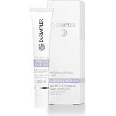 Dr. Rimpler Cutanova Face Spa akių kremas su hialurono rūgštimi nuo raukšlių, maišelių ir patinusių akių intensyvi priežiūra 20 ml