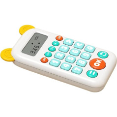 UPKOCH 5 vnt. žodinis skaičiuotuvas žaislas vaikams ir mergaitėms skaičiuotuvas vaikams matematikos mokymasis vaikams skaičiuotuvas mokomasis žaislas matematikos žaidimas žaislas plastikinis dangaus mėlyna