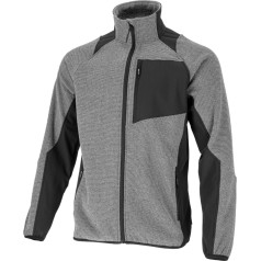 Pilkai juodas tech-fleece džemperis, 