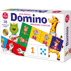 Promatek Paveikslėlių domino ir klasikinis žaidimas 