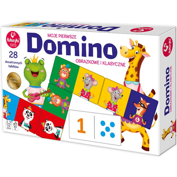 Promatek Paveikslėlių domino ir klasikinis žaidimas 