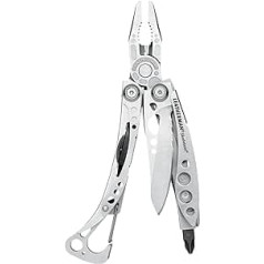 LEATHERMAN - Skeletool daugiafunkcis įrankis, lengvas ir kompaktiškas, su 7 svarbiais įrankiais, nerūdijantis plienas