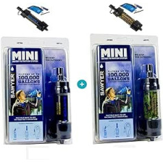 Sawyer PointONE MINI vandens filtrų rinkinys stovyklavimui, lauke, žygiams, sportui, kūno rengybai