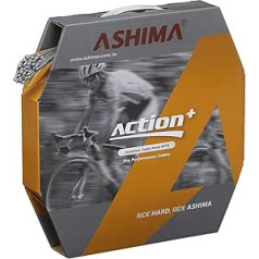 ASHIMA Unisex suaugusiems skirtas 100 vnt Campagnolo perjungimo laidas 1,1x2100 mm kabelis, juodas, ONE Dydis
