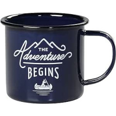 Gentlemen's hardware 11oz Blue Emamel Camping Mug