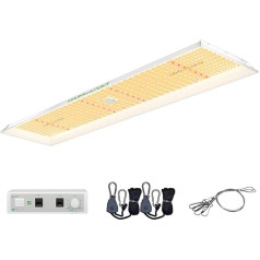 MARS HYDRO TSL2000 LED auginimo lempa, reguliuojama su IR UV viso spektro augalų lempomis LED auginimo šviesa kambariniams augalams, skirta auginti gėles ir daržoves, tinka 150 x 90 cm, 120 x 60 cm auginimo palapinėms