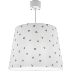 Dalber 82212B E27 Vaikų miegamojo lubų šviestuvas Star Light Stars White Grey