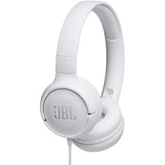 JBL Tune 500 laidinės ausinės, baltos